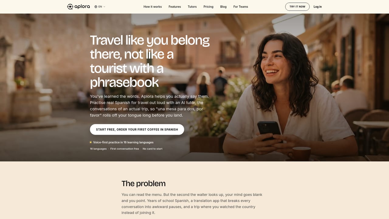 Aplora — Try the scenario page closest to your goal