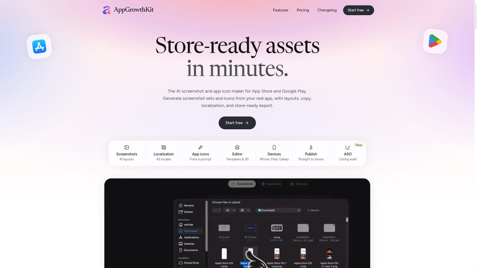 AppGrowthKit — Start a free project