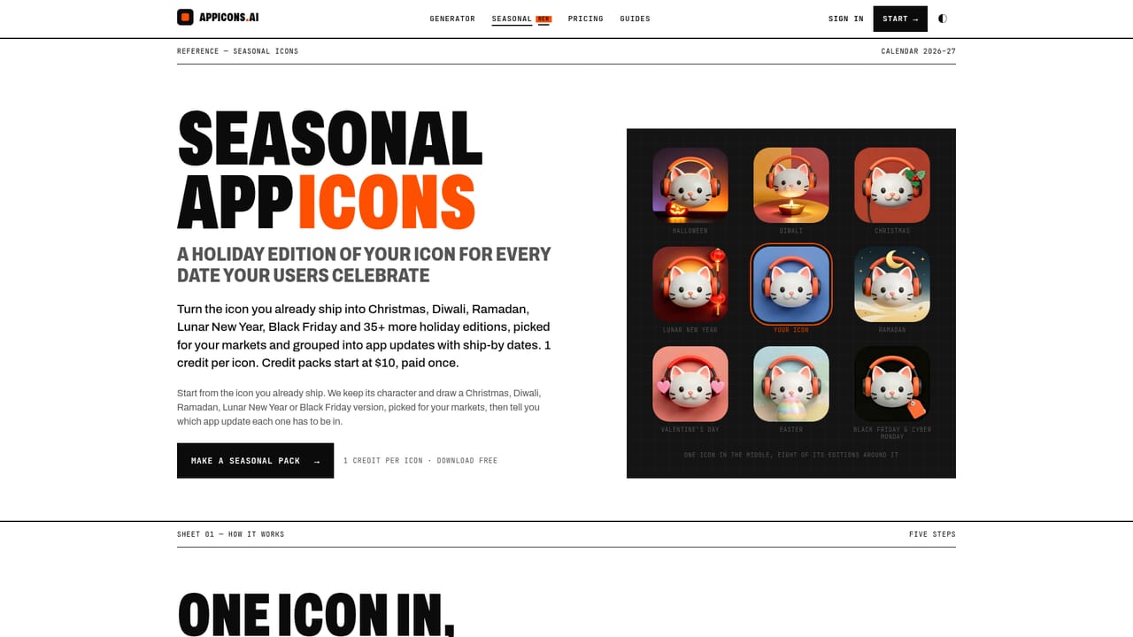 AppIcons — Add seasonal or A/B variants