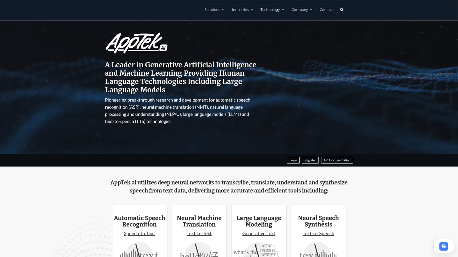 Apptek — Register an account for portal access