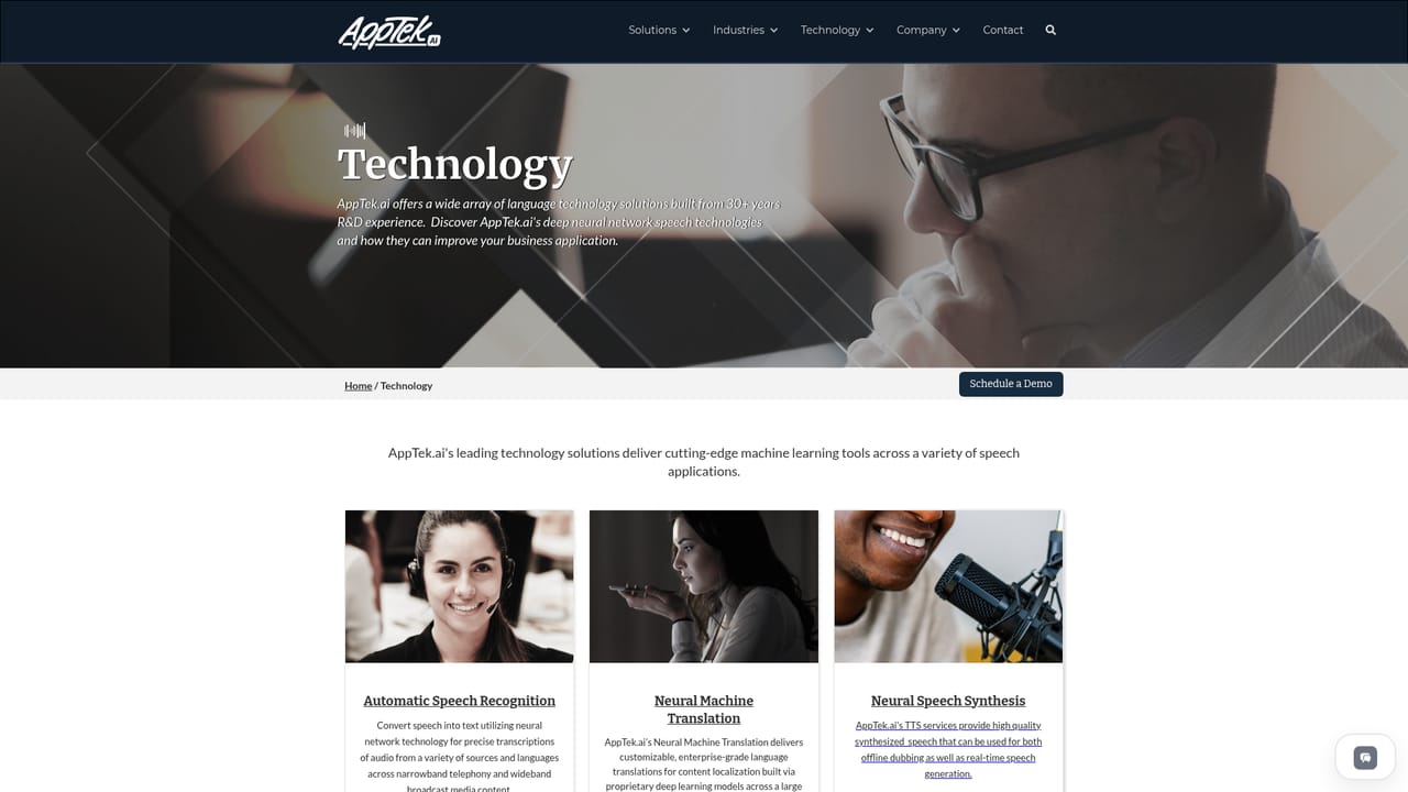 Apptek — Decide which capability you need