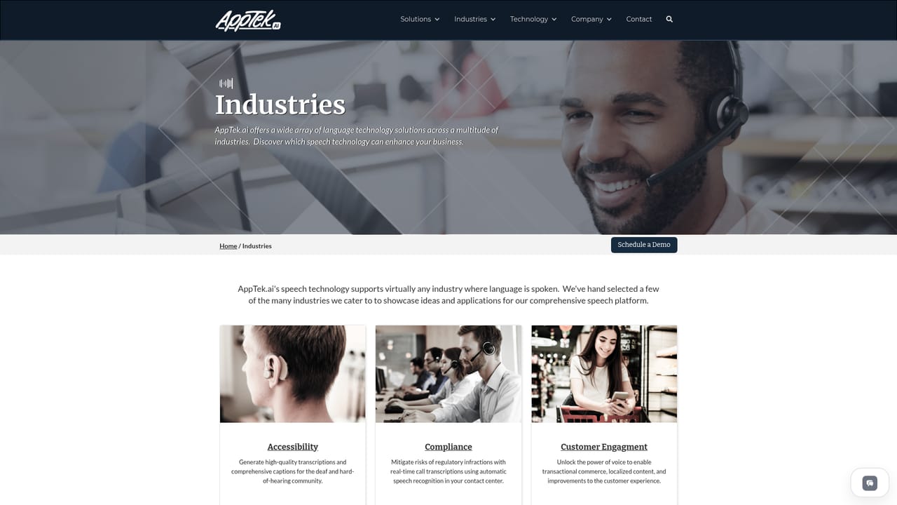 Apptek — Check your industry use case