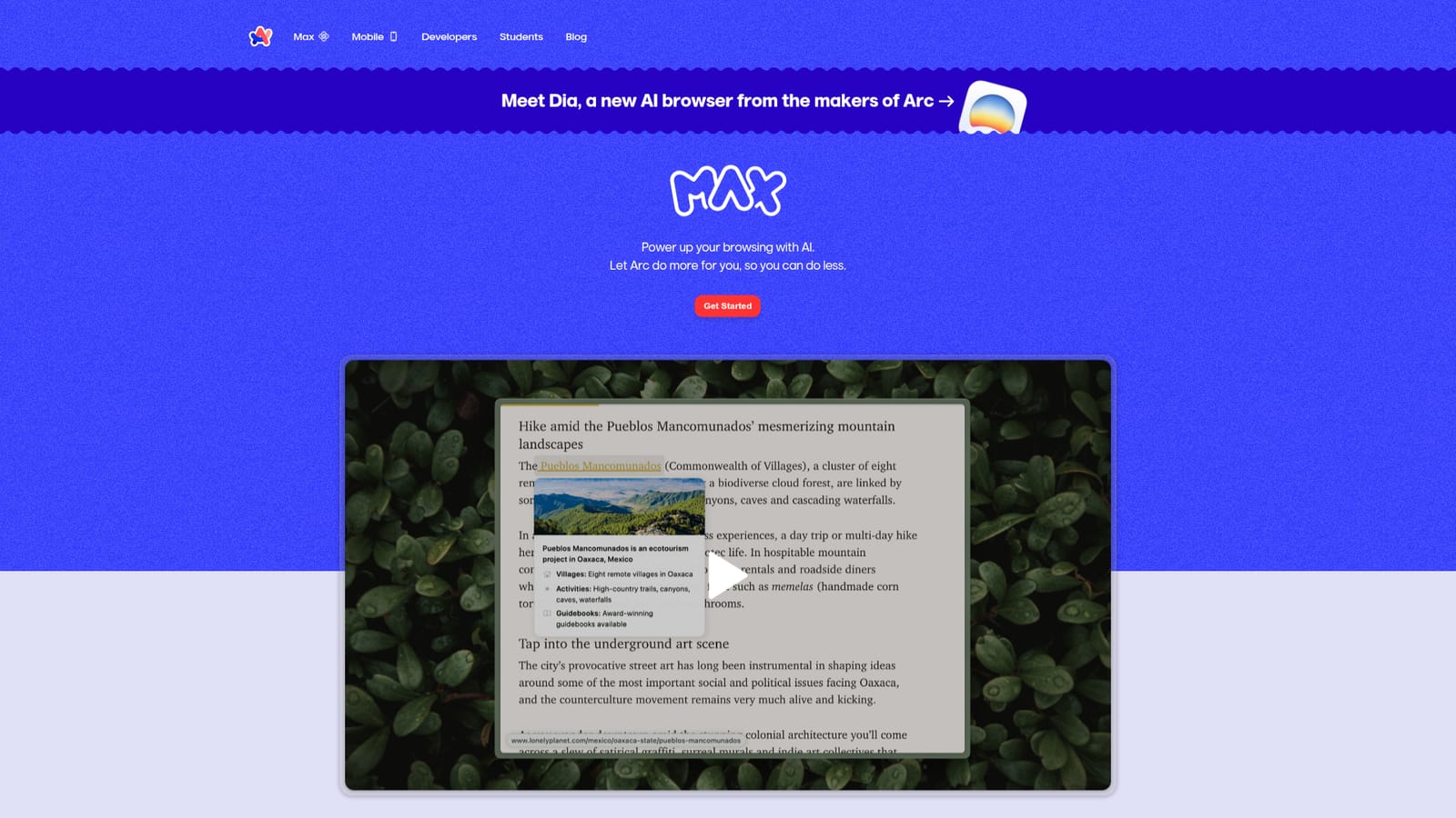 Arc Max — Install the Arc browser