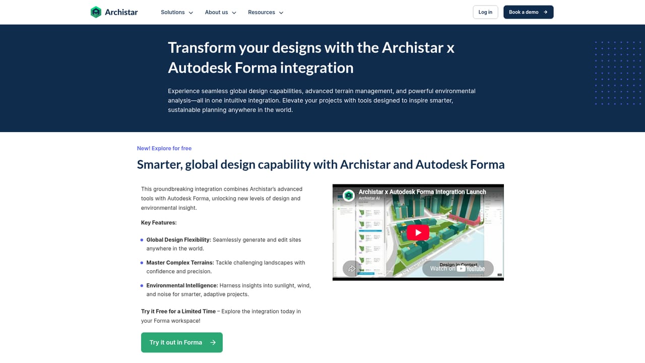 Archistar — Extend design work with Autodesk Forma