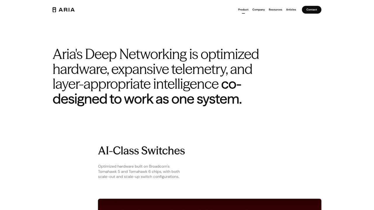 Aria Networks — Review the product and hardware lineup