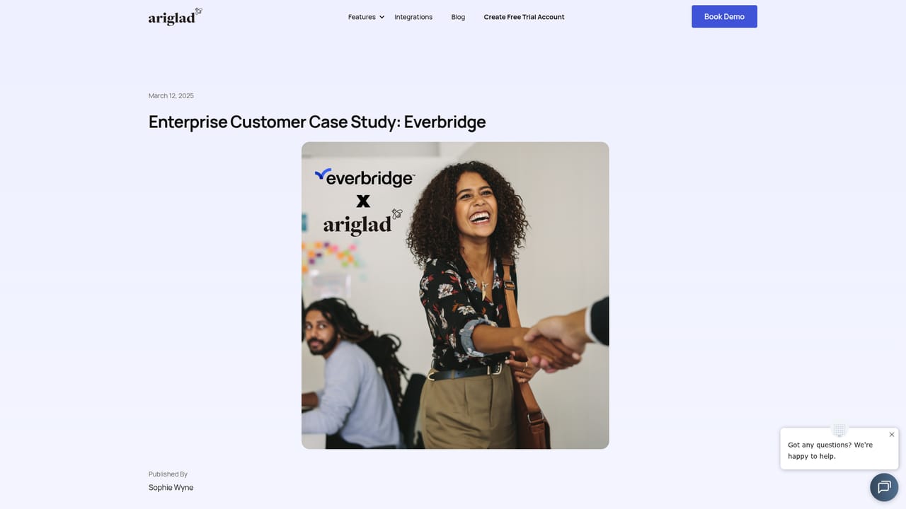 Ariglad — Check the published case studies