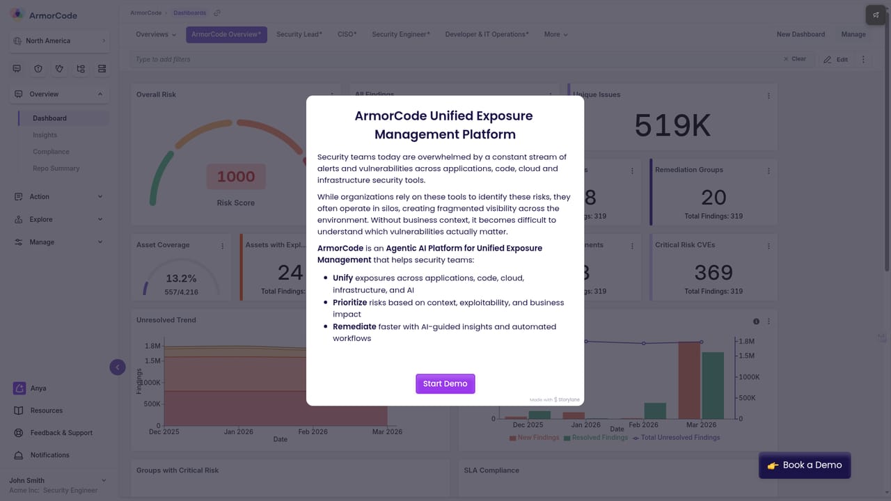 ArmorCode — See the agents in action