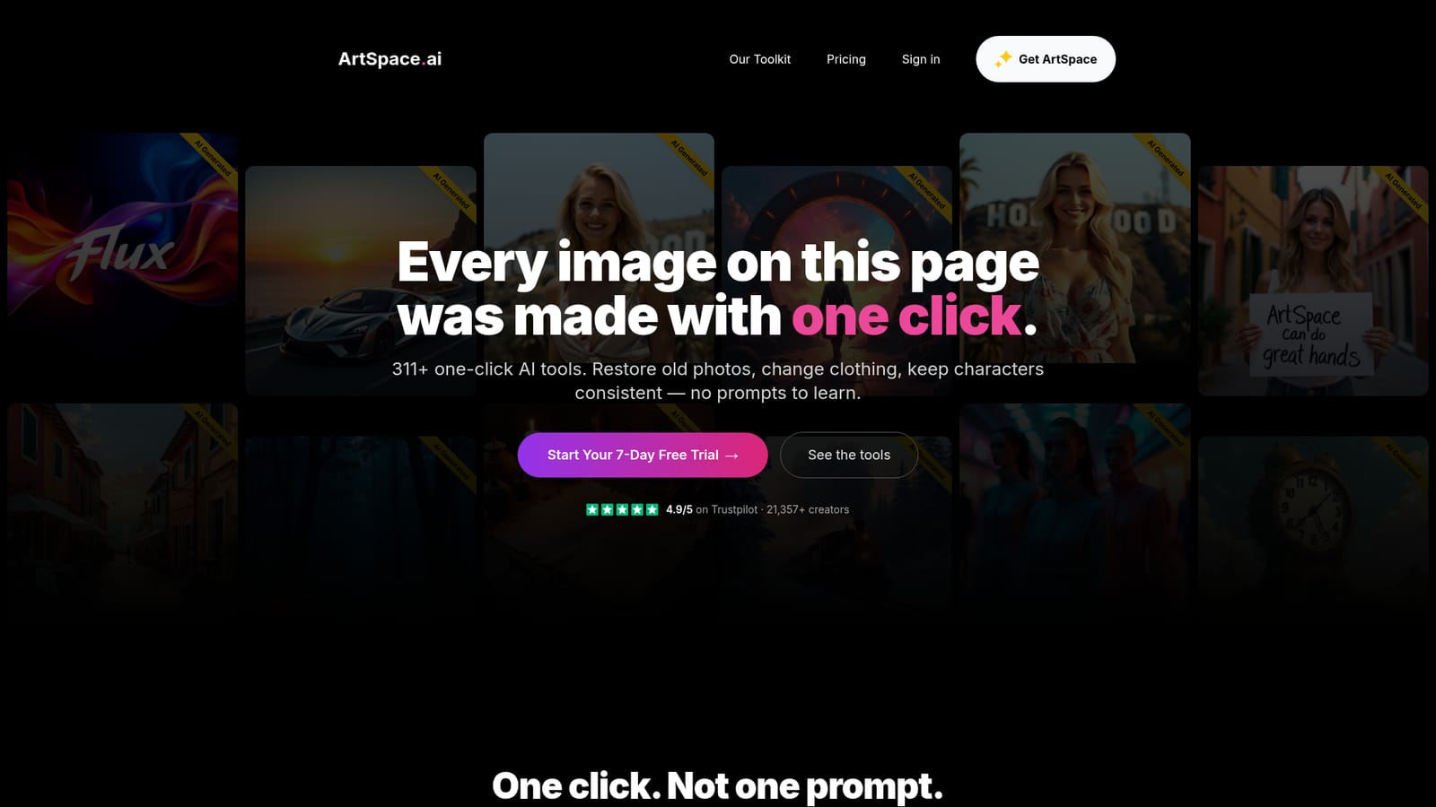 ArtSpace — Pick a one-click tool