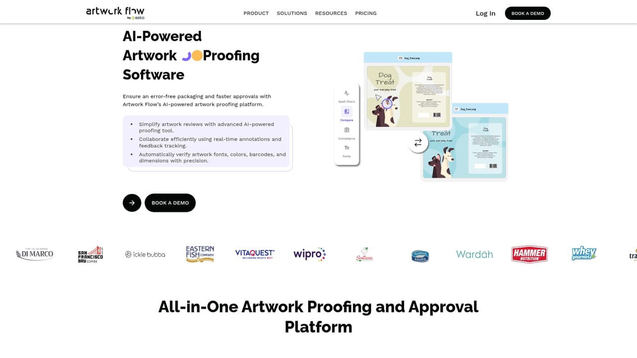 Artwork Flow — Upload artwork and start an online proof