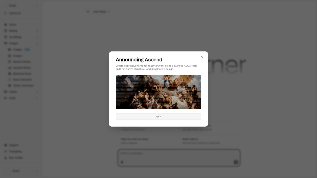 Artypa — Open the app and start a session