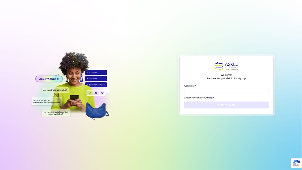 Asklo AI — Create your Asklo account