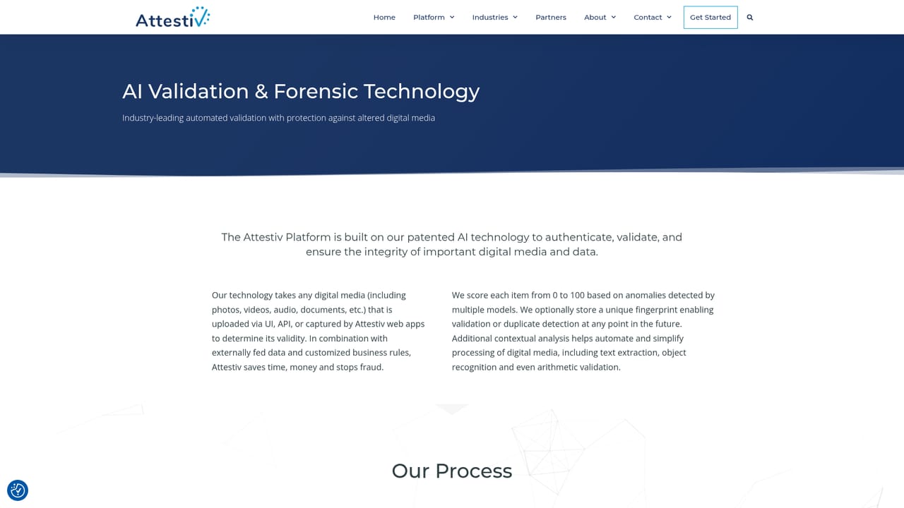 Attestiv — Understand the detection technology