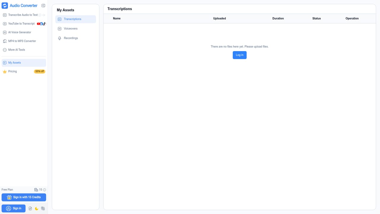 Audio Converter AI — Download or share the result