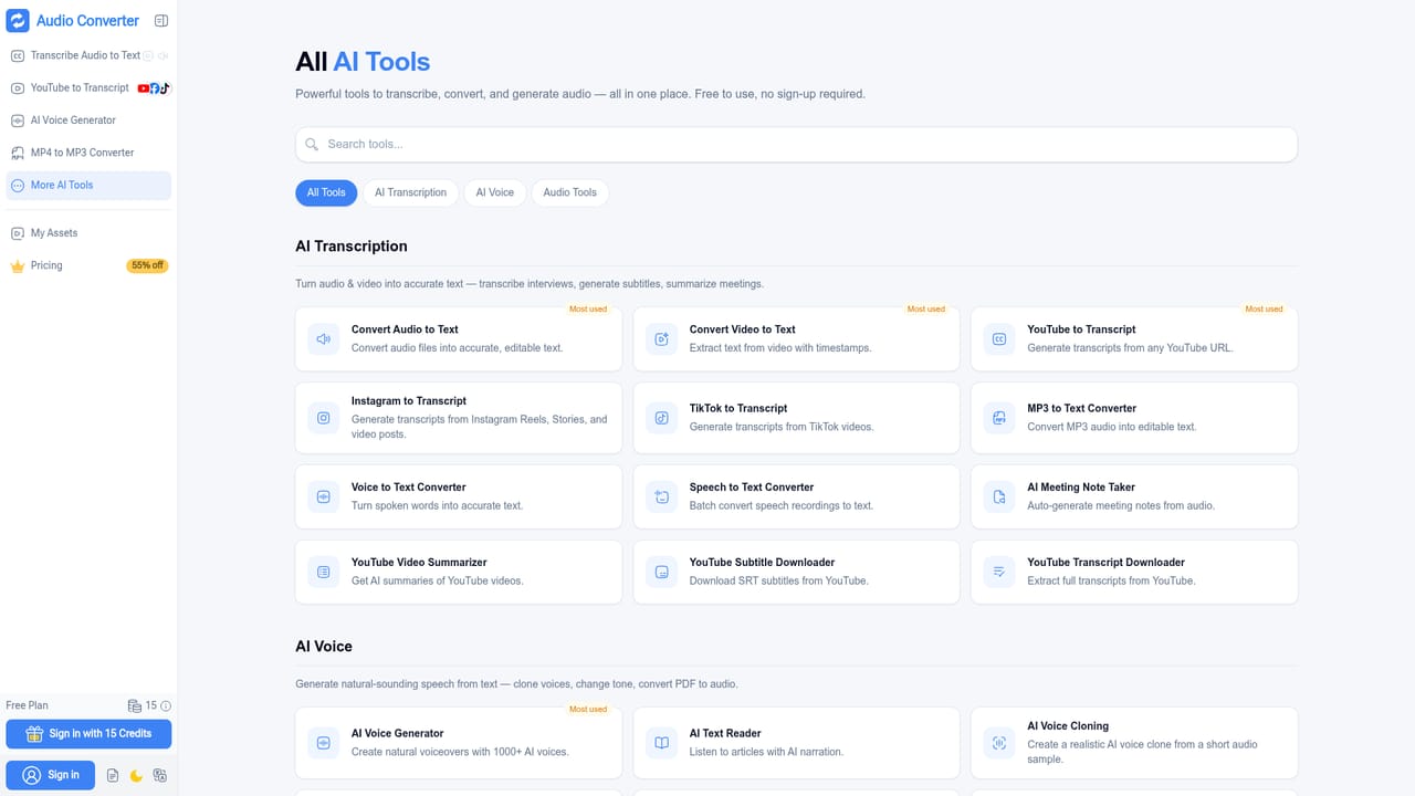 Audio Converter AI — Explore related AI tools