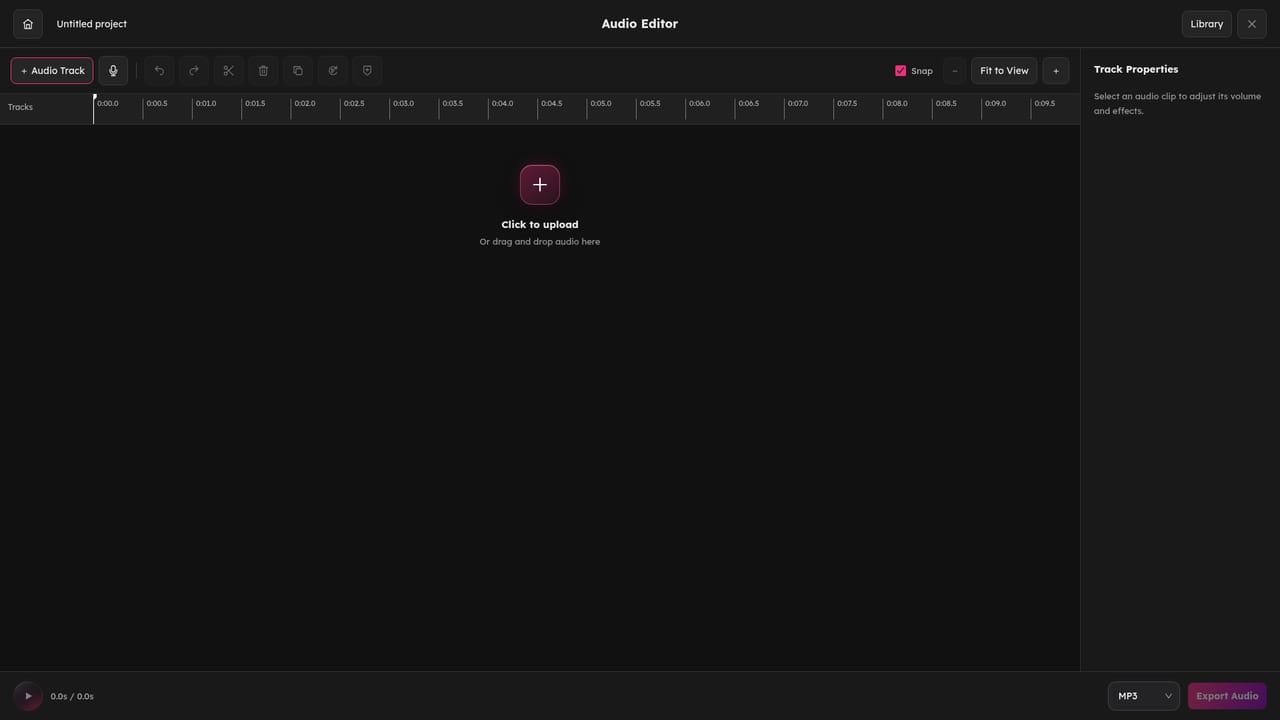 Audio Muse — Open the free audio editor