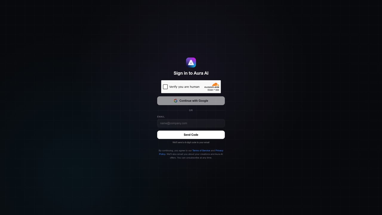 Aura AI — Generate a video from text