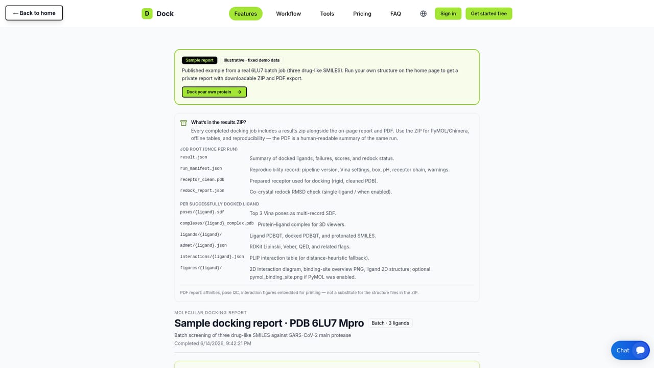 AutoDock Vina — Read the results and export