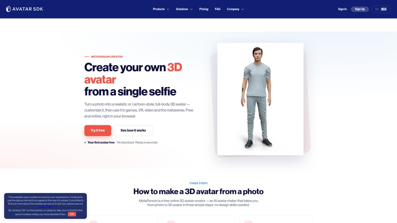 Avatar SDK — Choose realistic or cartoon style