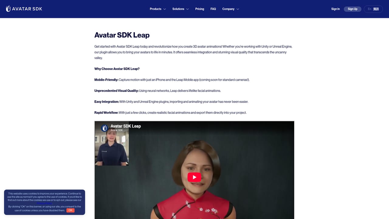 Avatar SDK — Bring avatars into Unity or Unreal at scale