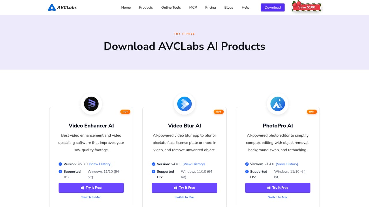 AVCLabs PhotoPro AI — Download the installer