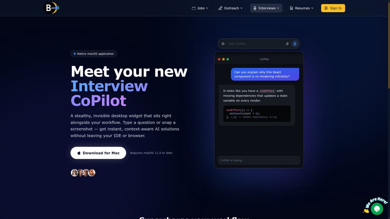 Bange — Install Interview CoPilot for live sessions