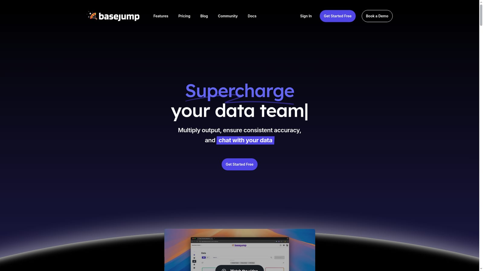 Basejump — Create a free account