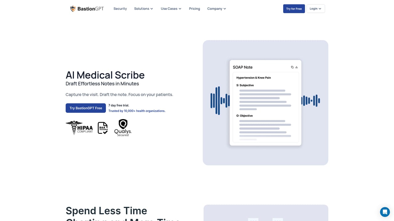 BastionGPT — Set up the AI scribe