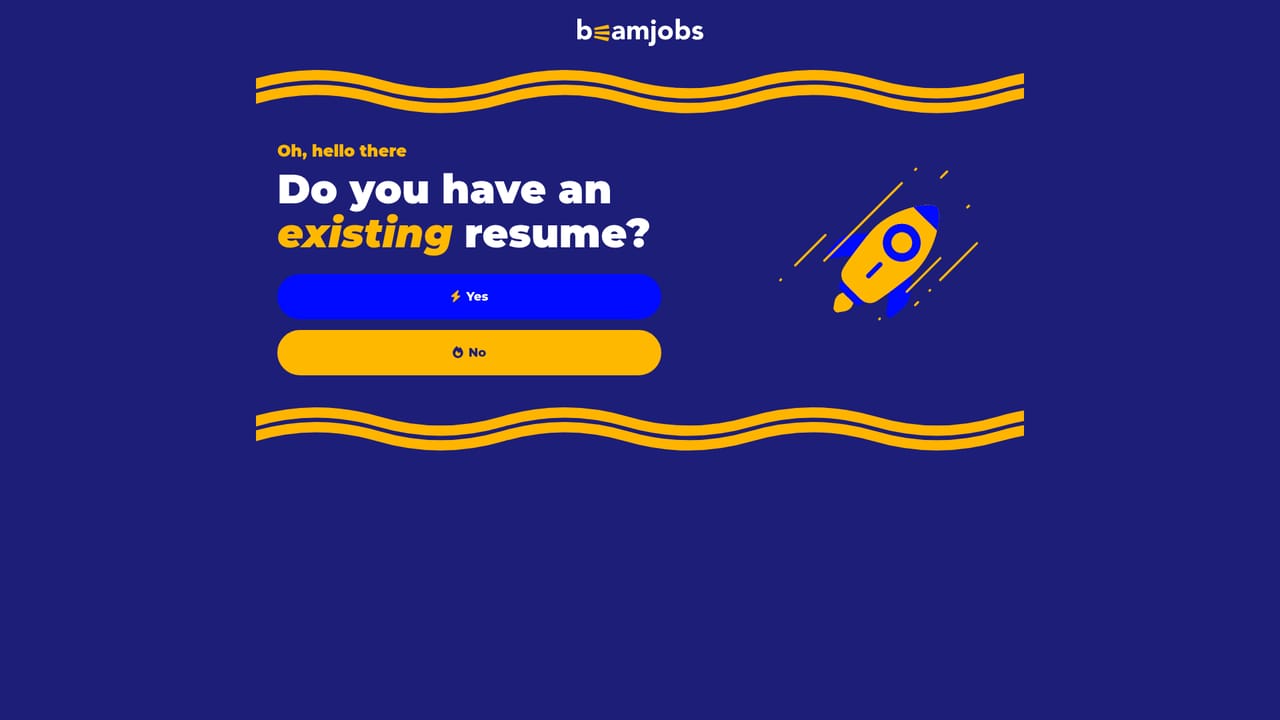 BeamJobs — Start your resume