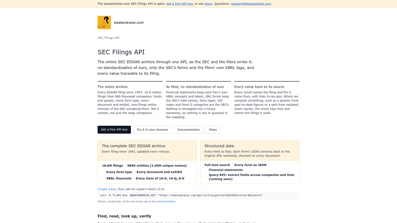 BeatandRaise — Build on the API