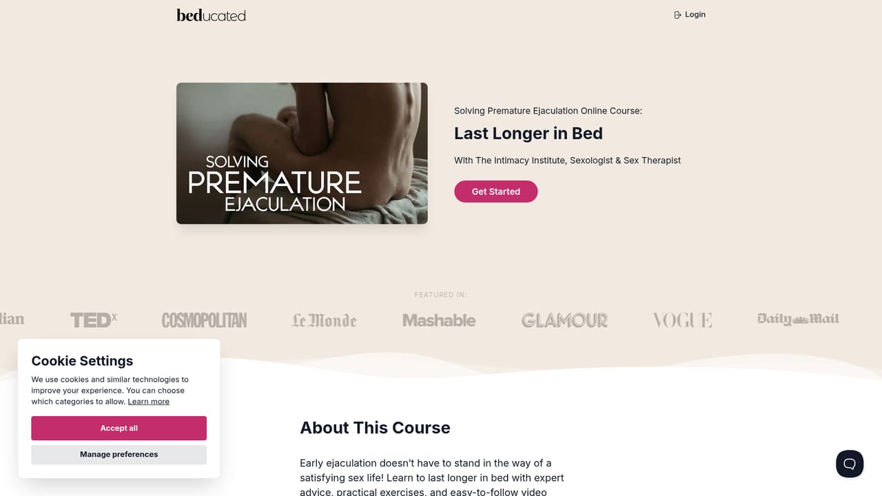 Beducated — Branch into a specialist topic