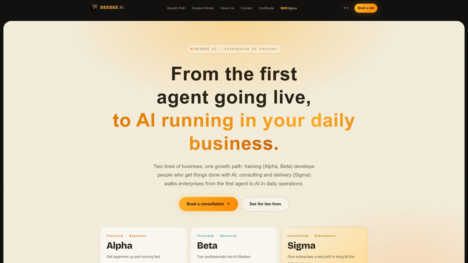 Beebee.com — Review the three tracks