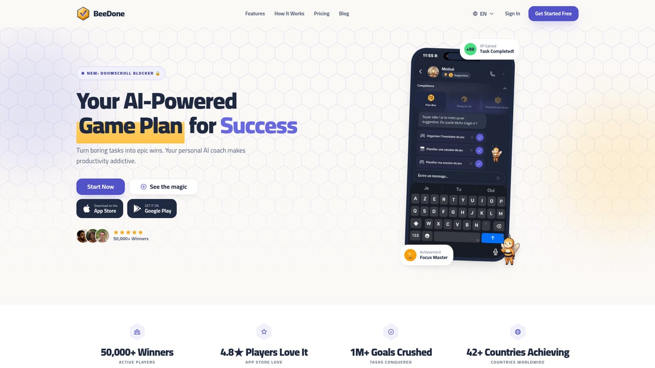 BeeDone — Create your account and start on the web