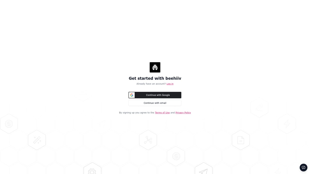 Beehiiv — Create a beehiiv account