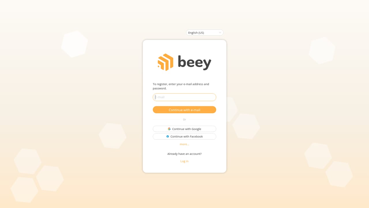 Beey — Create a free account