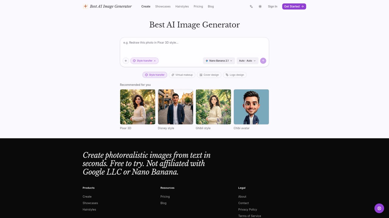 Best AI Image Generator 2026 - Free AI Image Creation — Pick an image model