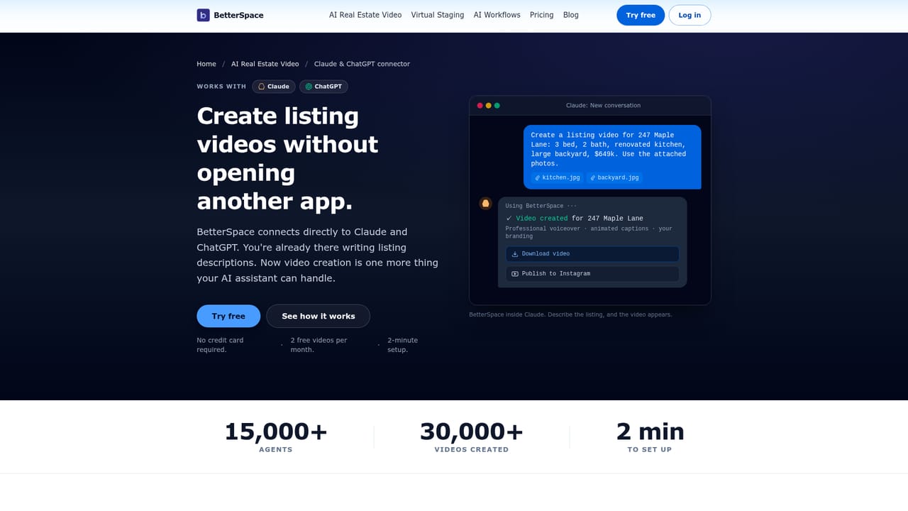 BetterSpace — Connect Claude or ChatGPT