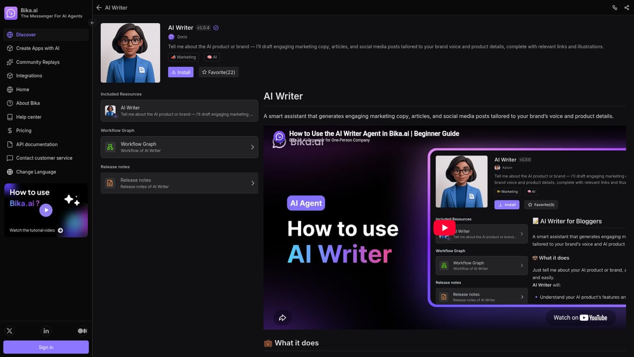 Bika.ai — Add an agent teammate