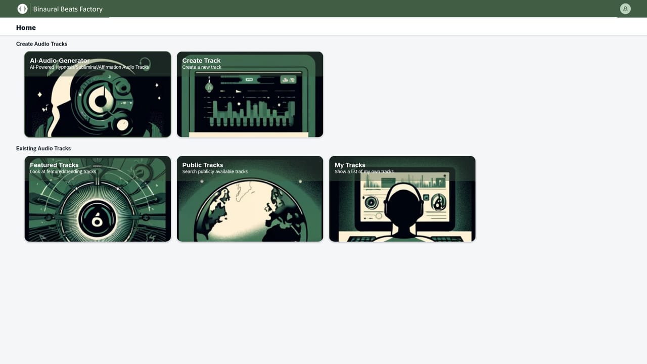 Binaural Beats Factory — Pick an audio format
