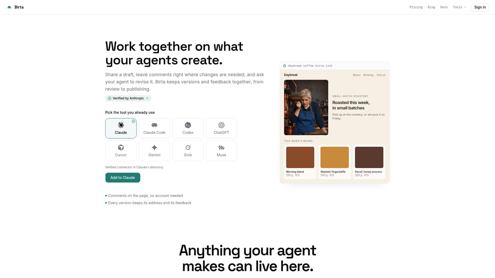 Birta — Connect the AI tool you already use