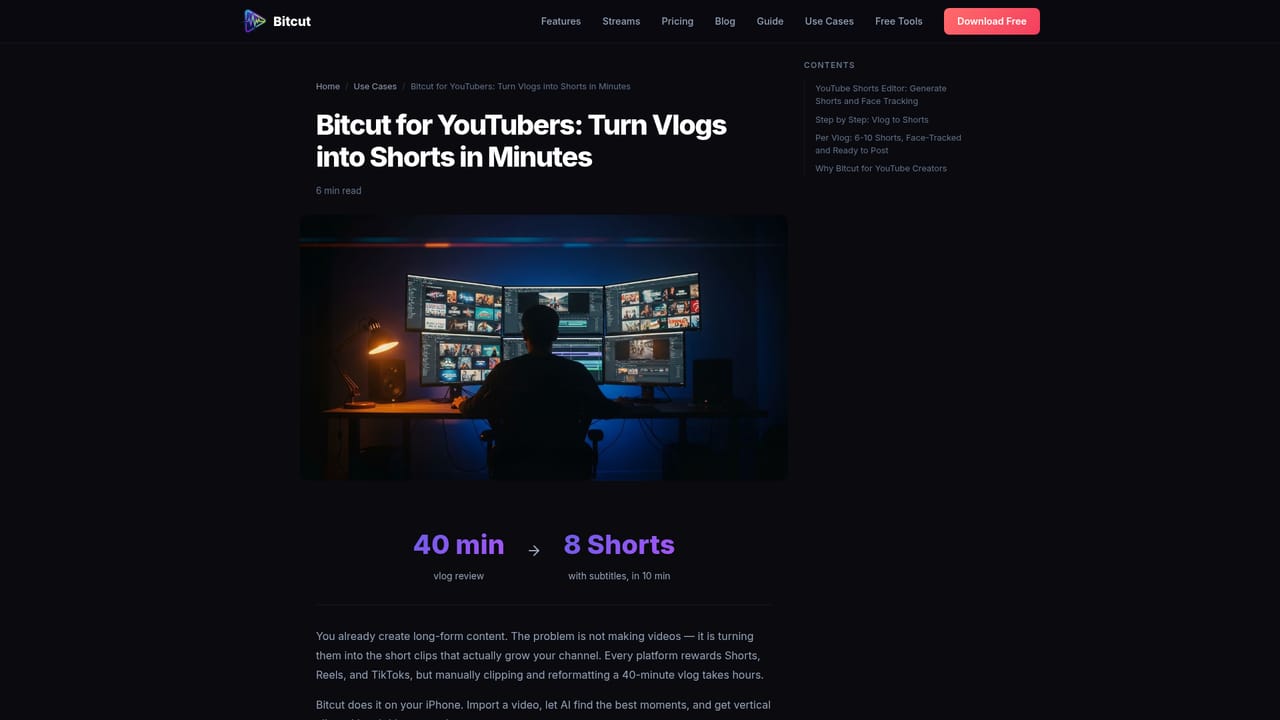 Bitcut — Check captions and framing