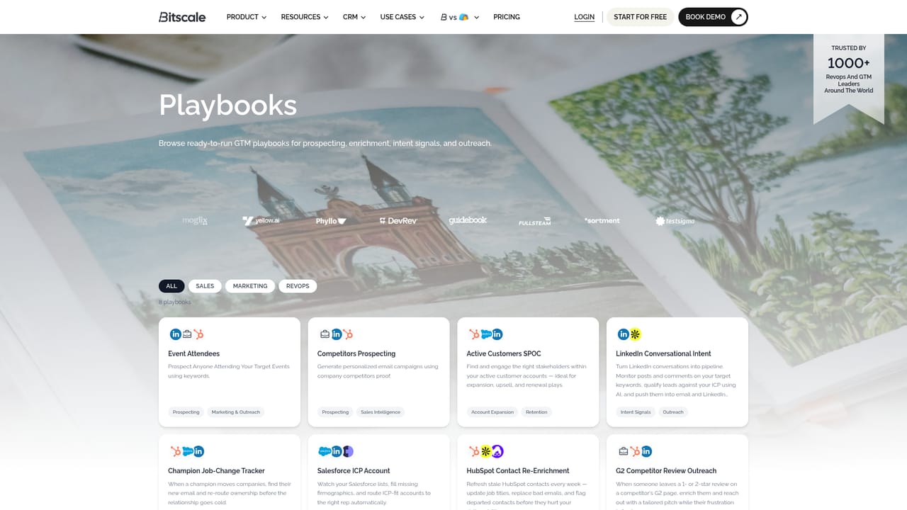 Bitscale — Pick a playbook