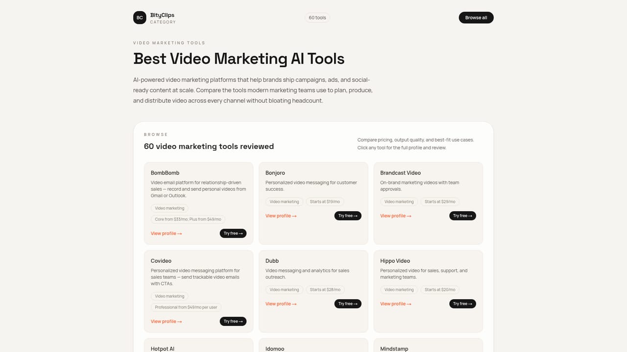 BityClips — Pick the outcome you need to produce