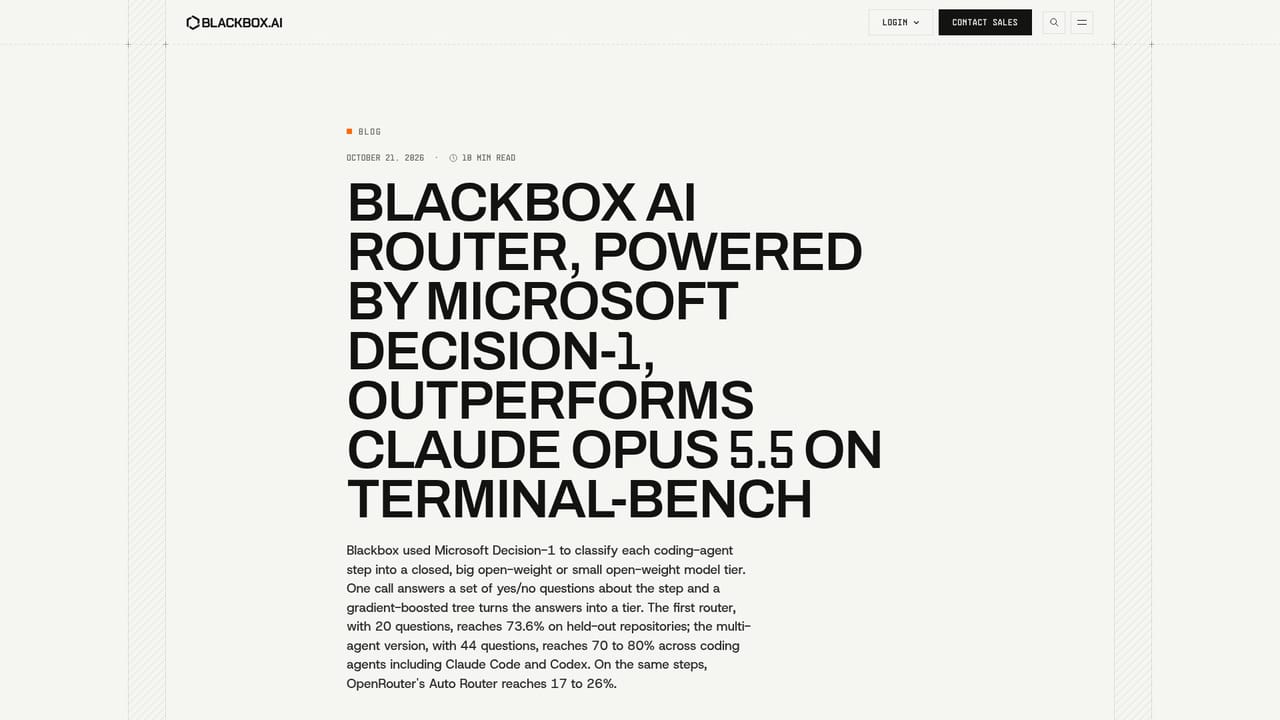 Blackbox AI — Review benchmarks and engineering notes