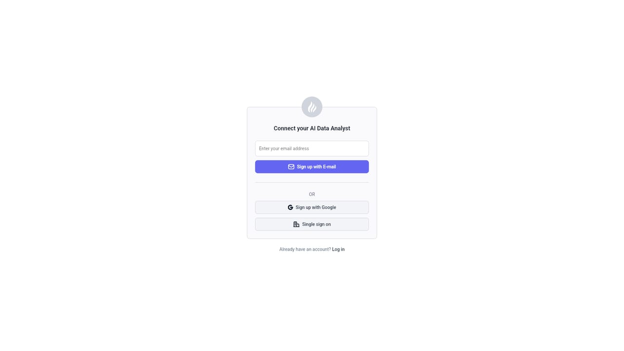 BlazeSQL — Start the free trial and open the app
