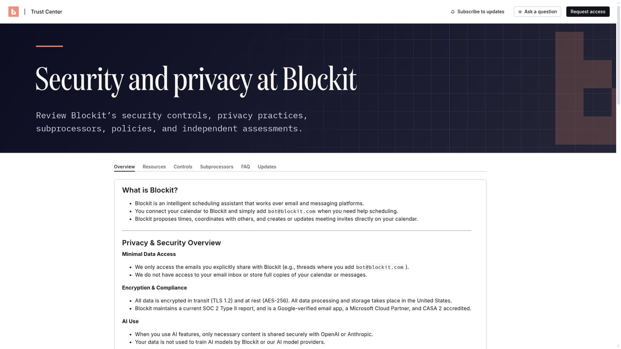 Blockit AI — Check the security posture