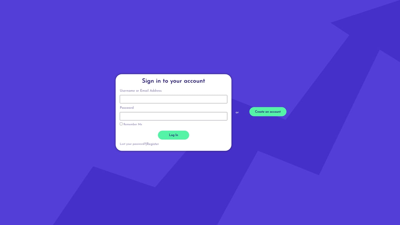 Blogbooster — Create an account