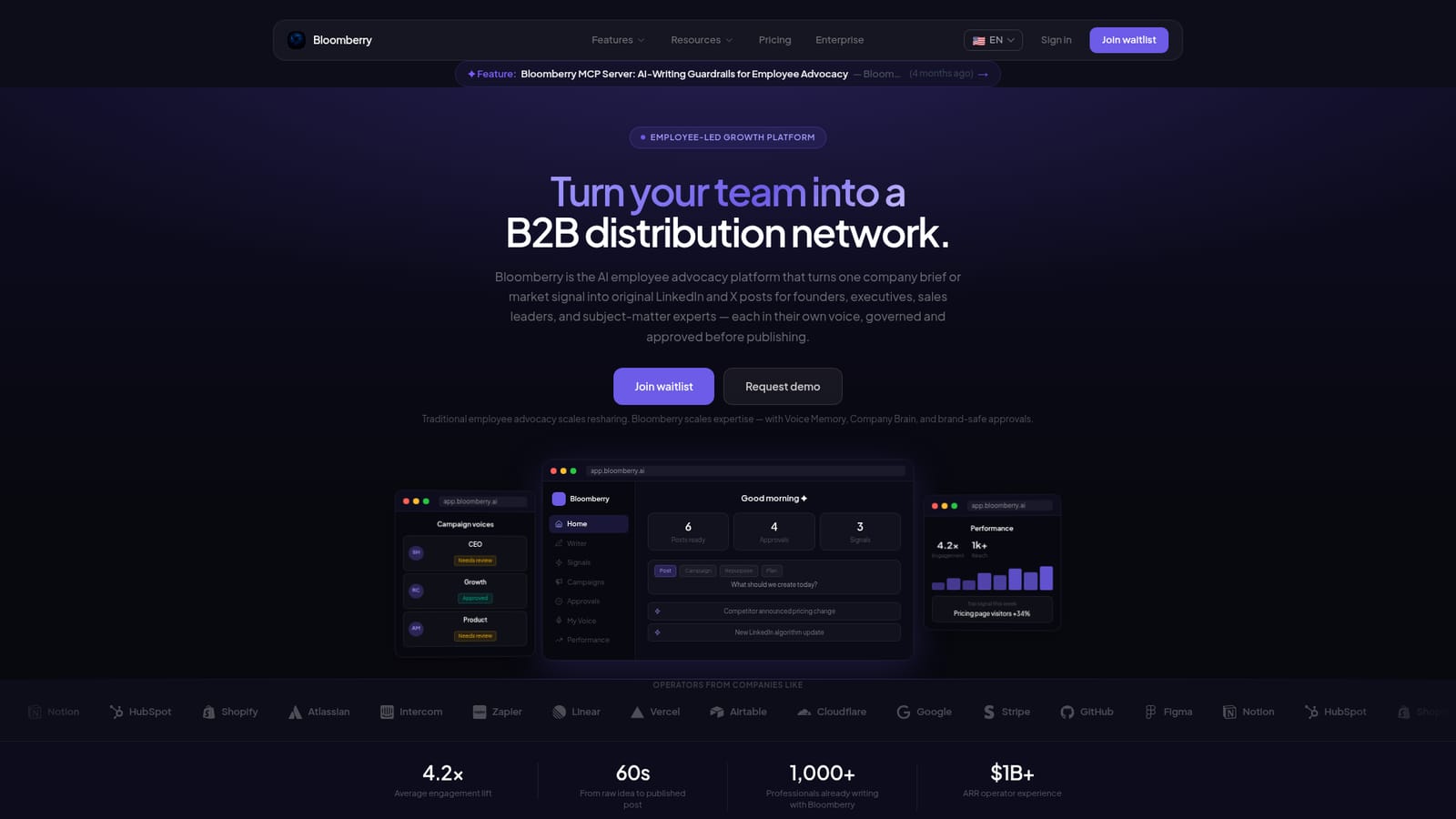 Bloomberry — Join the waitlist or request a demo