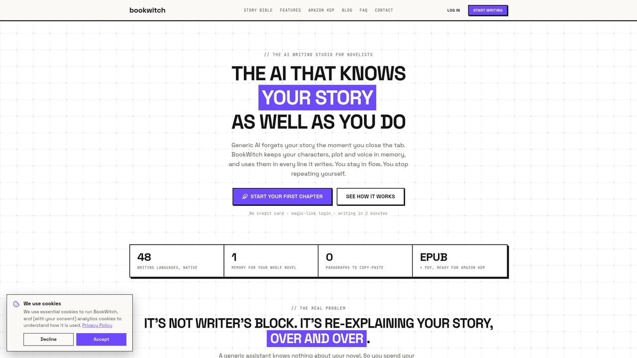 Book Witch — Create your project