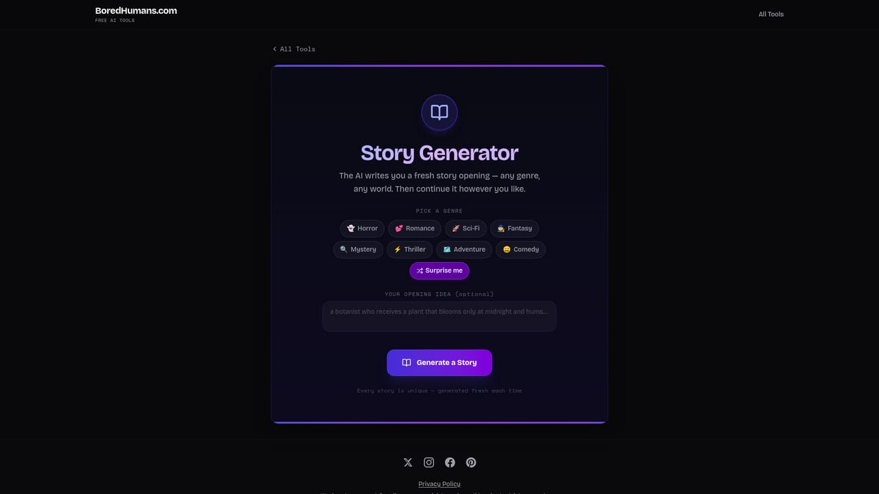 Boredhumans — Try a chat tool