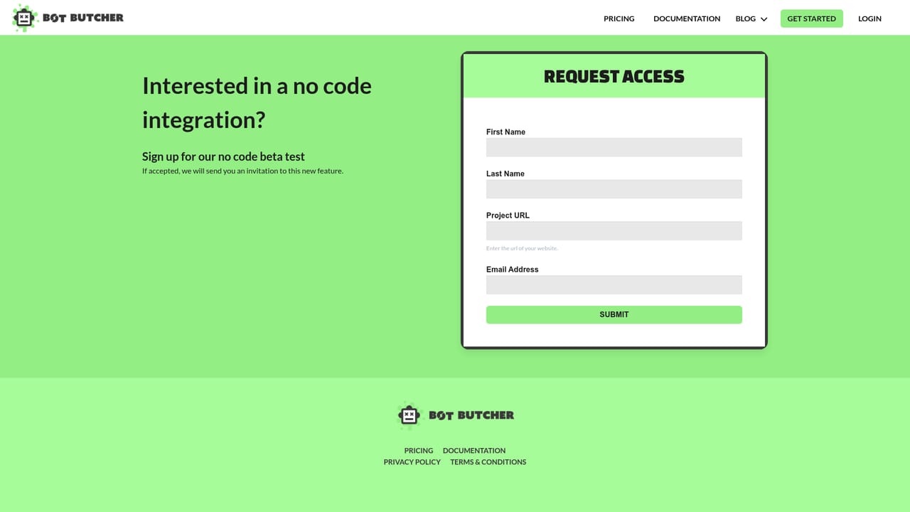 Bot Butcher — Skip code with the no-code route